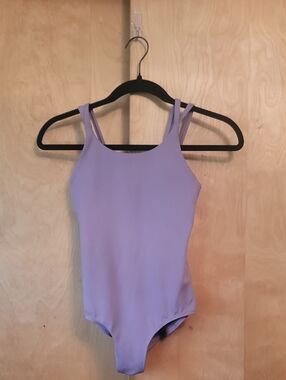 Athleta Girls Mauve Lilac Free Flow Leotard